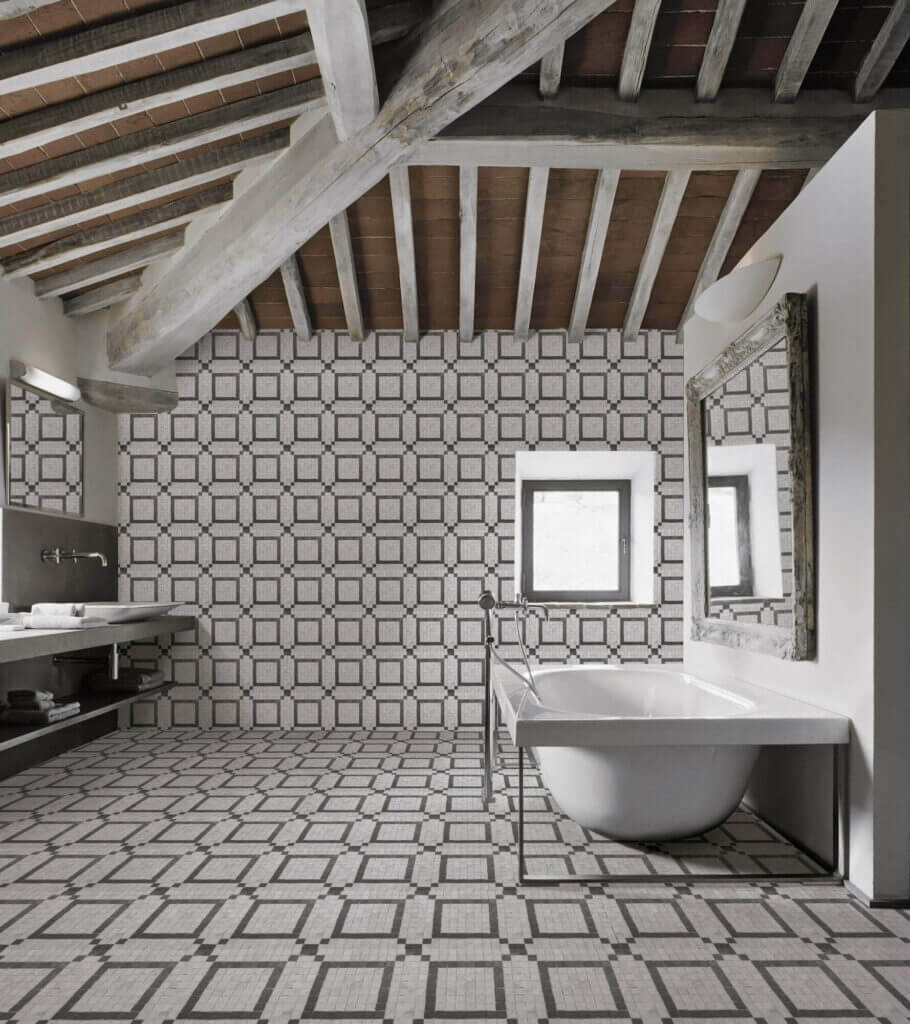 bathroom mosaic