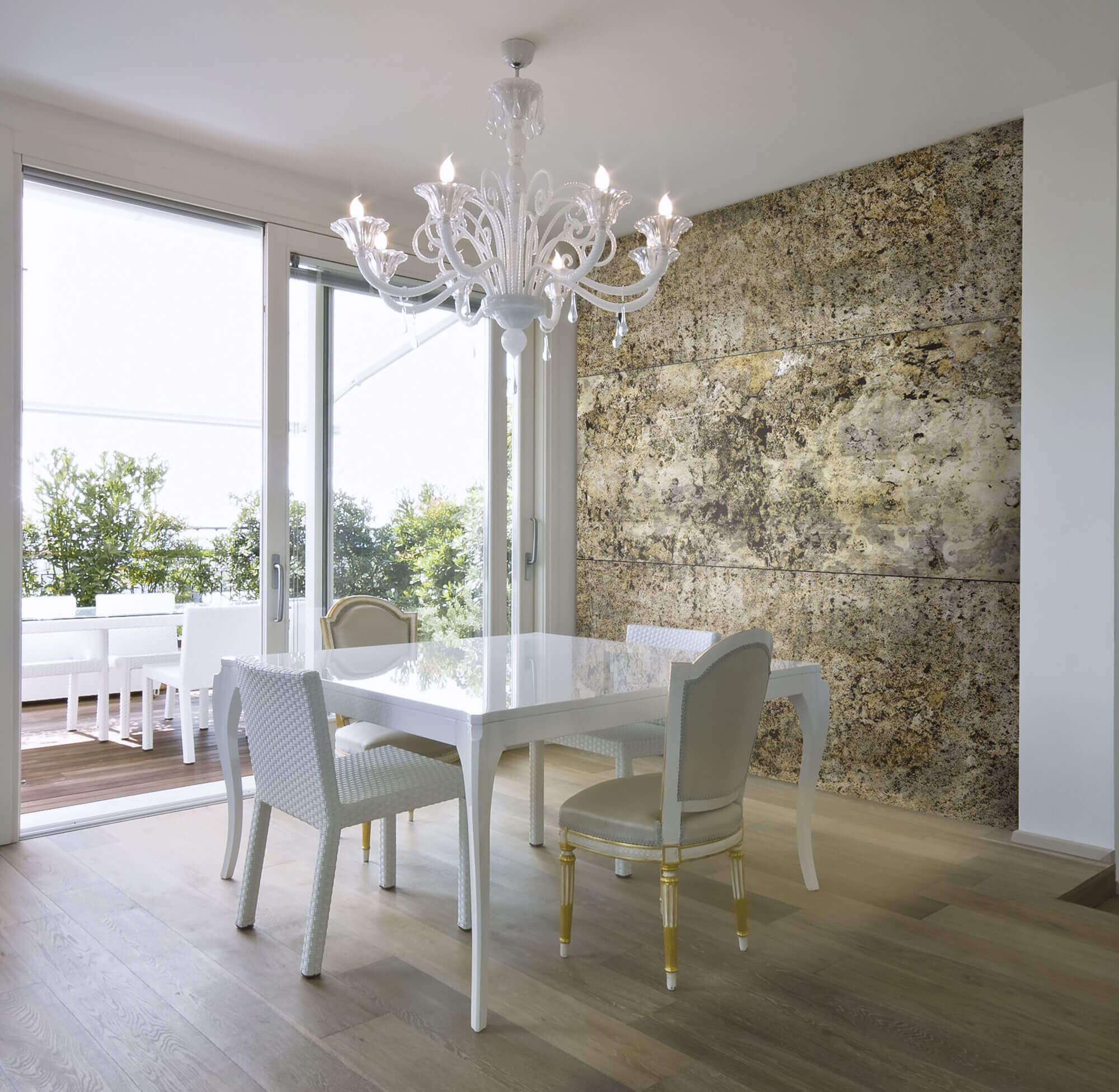 AMBIENTE 1 FSG1007 encendida - Halls with natural stone