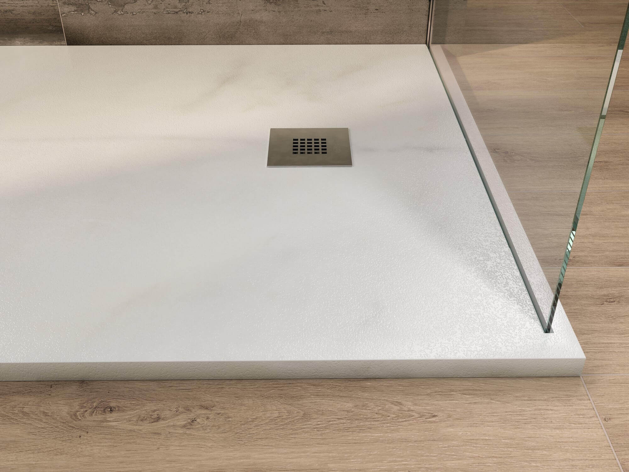 DET 2 SINGULAR BLANCO ZEN - Natural stone shower trays