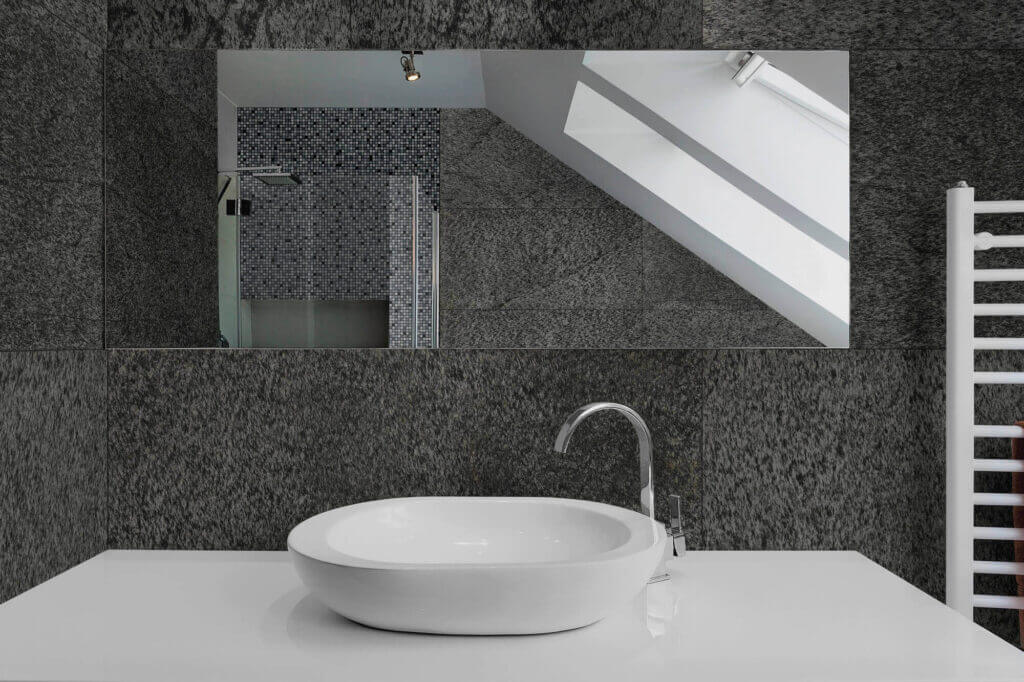 Bathrooms with natural stone