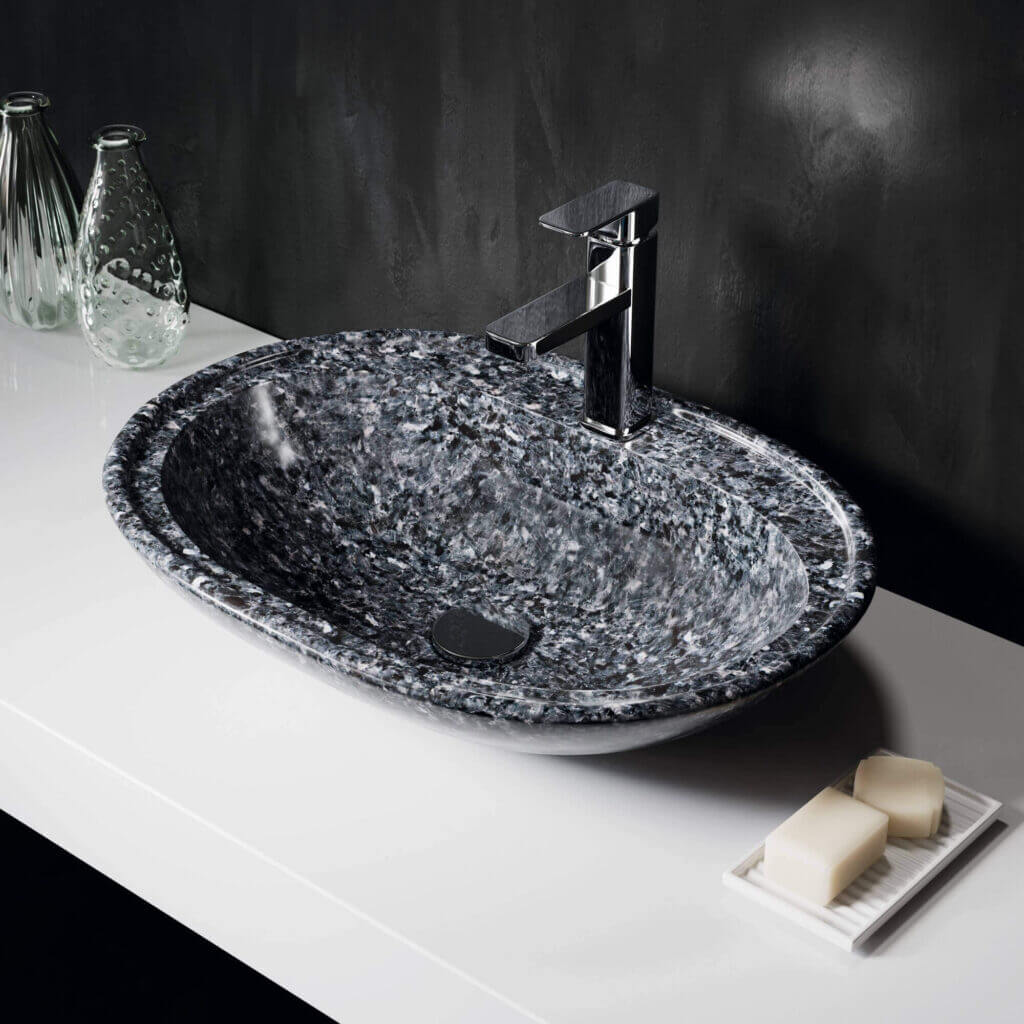 Natural stone sinks